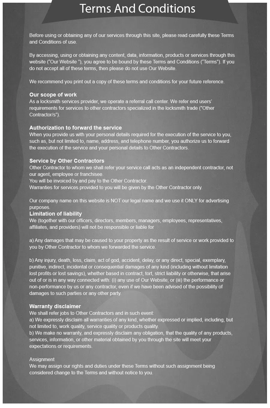 Dunellen Locksmith Service, Dunellen, NJ 732-508-2074 - terms-and-condition-n-16